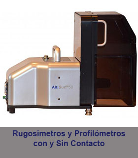 Rugosimetros y Profilómetros con y sin contacto y Tribómetros