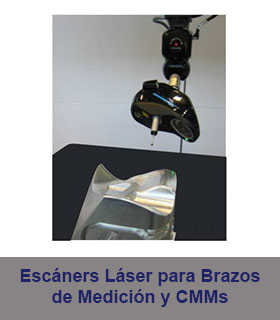 Escáners Laser para Brazos de Medición y CMMs