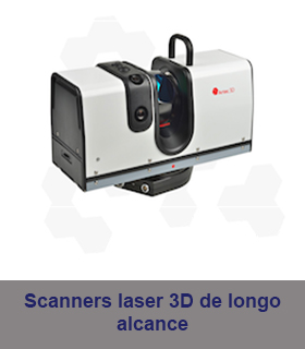 Scanners laser 3D de alcancelargo